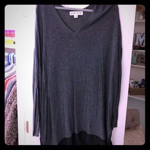 Ava and viv charcoal tunic dress